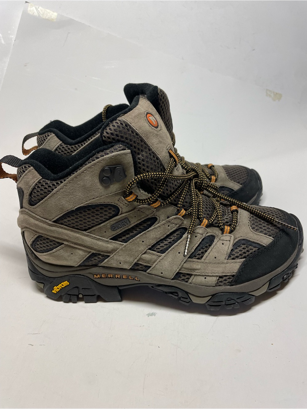Merrell Moab 2 MID WP Walnut Hiking Boot Vibram J598373W Men Size US 8 EU 41.5